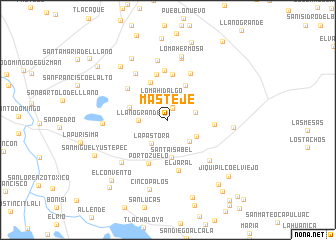 map of Mastejé