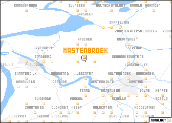 map of Mastenbroek