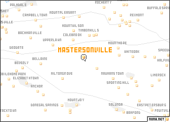 map of Mastersonville