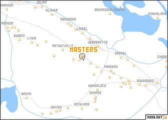 map of Masters