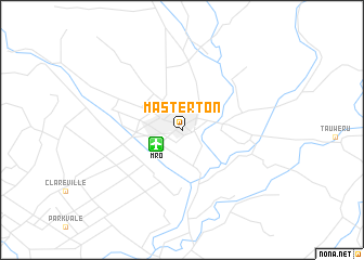 map of Masterton