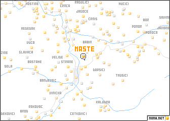 map of Mašte