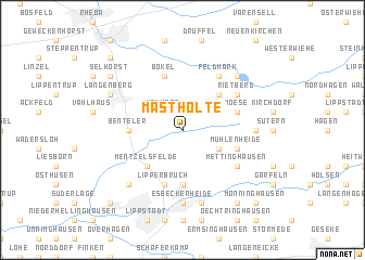 map of Mastholte