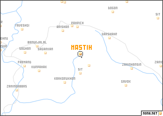 map of Māstīḩ