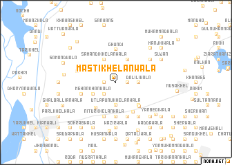 map of Masti Khelānwāla