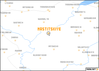 map of Mastitskiye