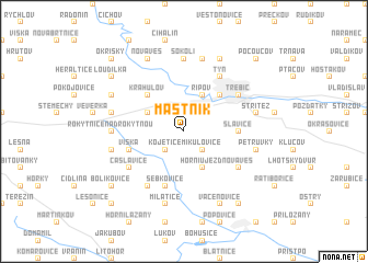 map of Mastník