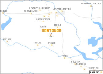 map of Mastodon