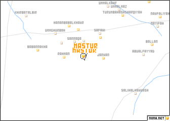 map of Mastūr