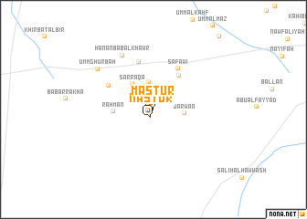 map of Mastūr