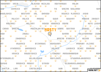 map of Masty