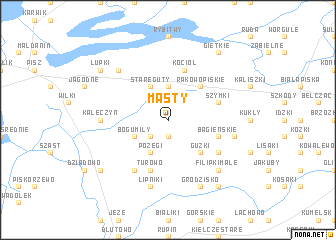 map of Masty