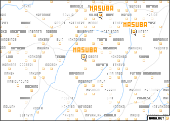 map of Masuba