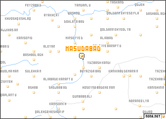 map of Mas‘ūdābād