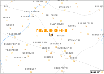 map of Mas‘ūd ar Rafī‘ah