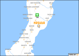 map of Masuda