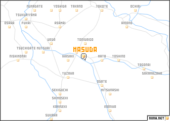 map of Masuda