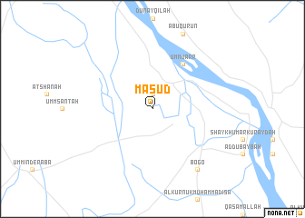 map of Mas‘ūd