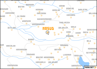map of Mas‘ūd