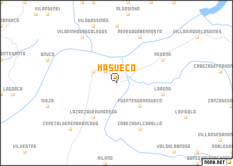 map of Masueco