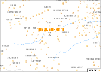 map of Māsūleh Khānī