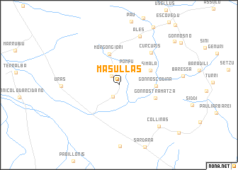 map of Masullas