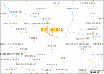 map of Ma‘şūmābād