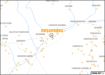 map of Ma‘şūmābād