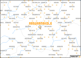 map of Masumanakole