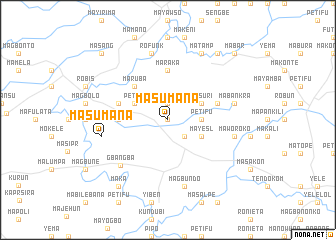 map of Masumana