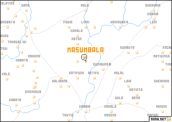 map of Masumbala