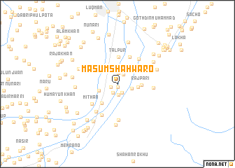 map of Māsūm Shāh Wāro