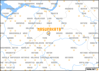 map of Masurakata