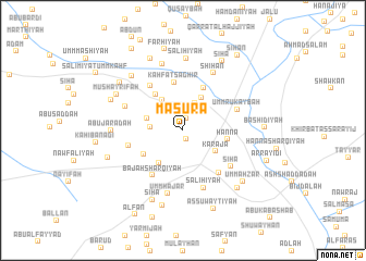 map of Mas‘ūrā