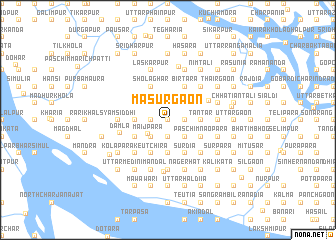 map of Māsurgaon