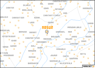 map of Masūr