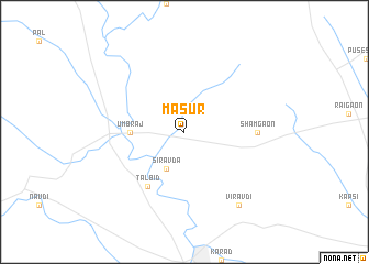 map of Masur