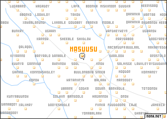 map of Masuusu