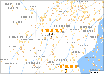 map of Masuwāla