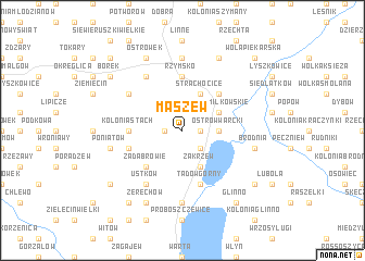 map of Maszew