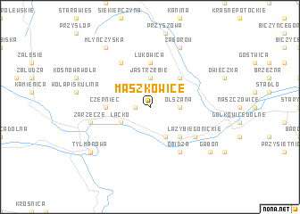map of Maszkowice