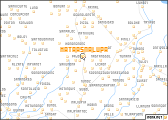 map of Mataasna Lupa