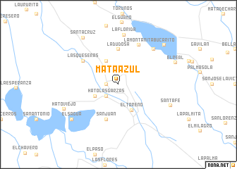 map of Mata Azul