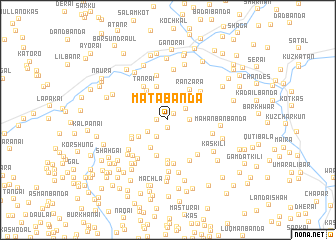 map of Mata Bānda