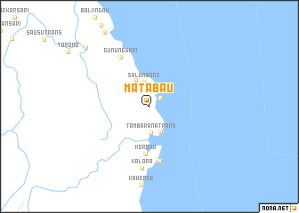 map of Matabau