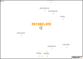 map of Matabelane