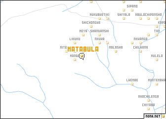map of Matabula