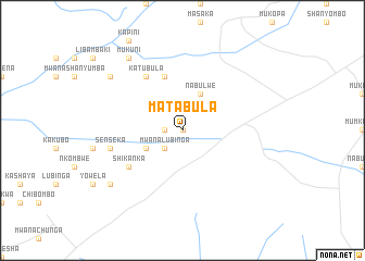 map of Matabula