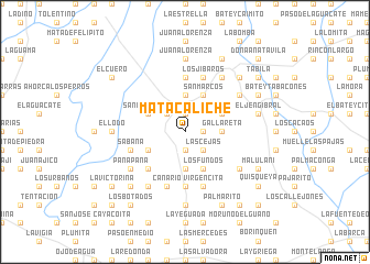 map of Mata Caliche