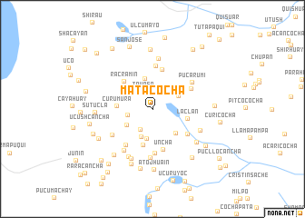 map of Matacocha